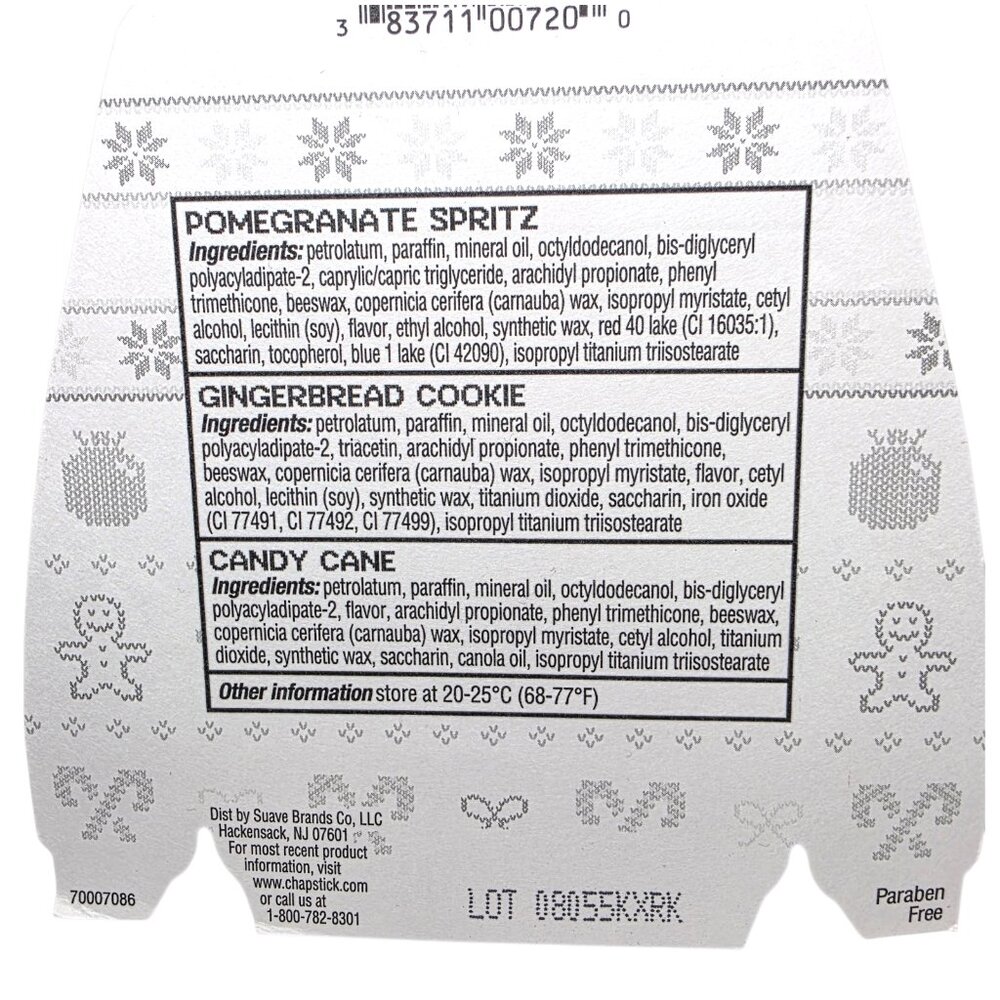 3 Pk (12 Sticks) Chapstick Cozy Comforts Moisturizing Lip Care Limited Edition - Picture 5 of 5